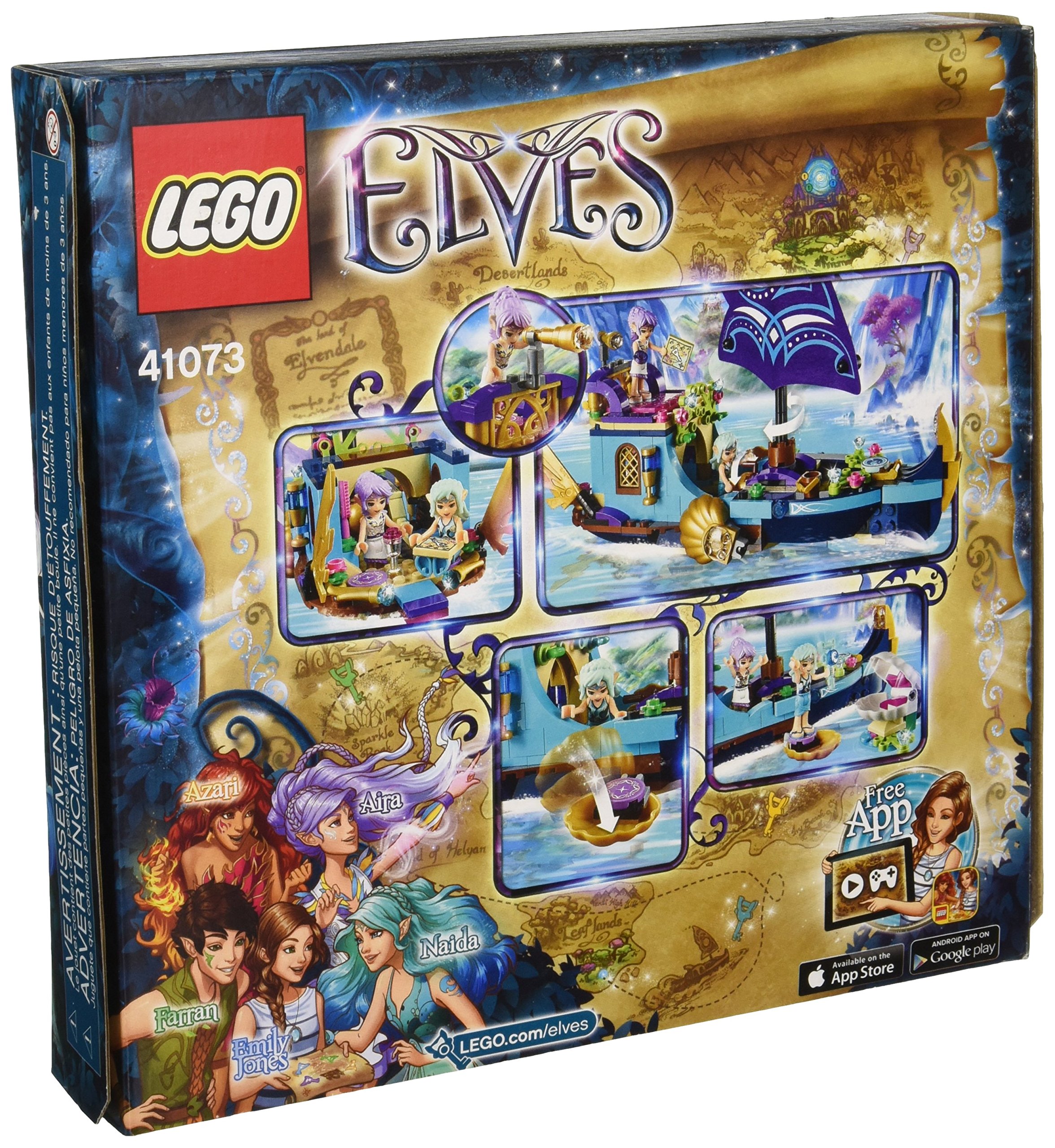 LEGO Elves Naida's Epic Adventure Ship 41073 | Amazon.com.br